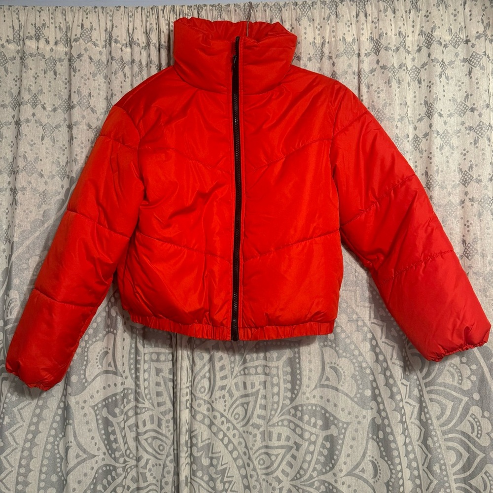 Wild Fable Red Puffer Jacket Size XS
